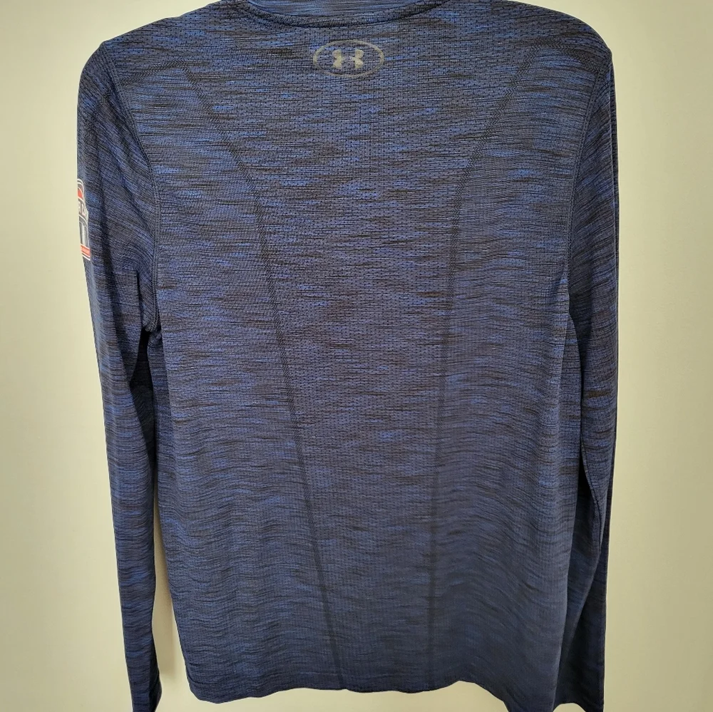 Under Armour Men Medium Walter Camp 1/4 Zip Long Sleeve Heatgear Fitted Pullover